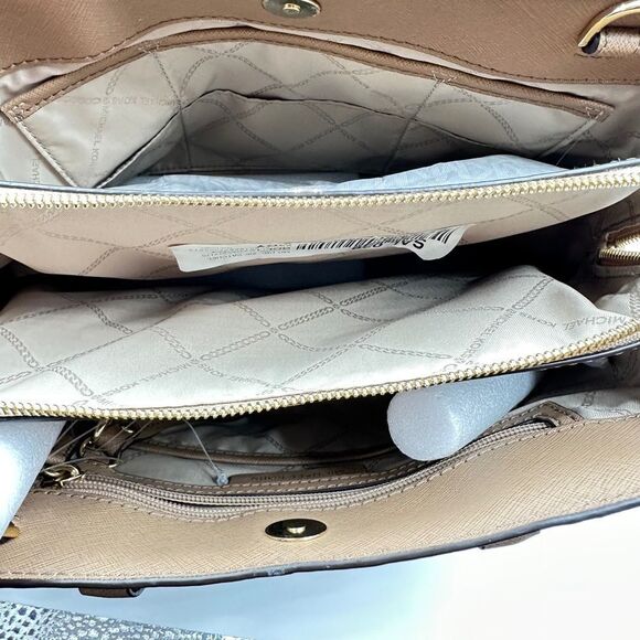 Michael Kors Houston Medium Double Zip Satchel - Picture 6 of 10